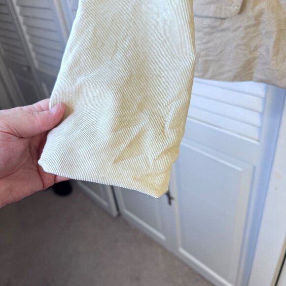 J.Crew Womens Light Beige Corduroy Jacket Size 8 Button-Front classic minimalist - Picture 5 of 7